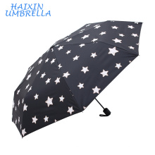 Merchandising Products Promotion Objeto de regalo personalizado 3 Plegable a prueba de viento Magic Multi Color Changing Umbrella Company en China